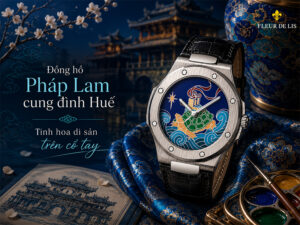 Đồng hồ Pháp Lam cung đình Huế
