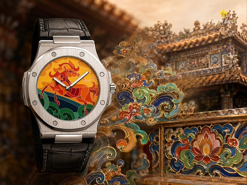 Fleur De Lis và hành trình đưa nghệ thuật Pháp Lam lên mặt số cổ tay