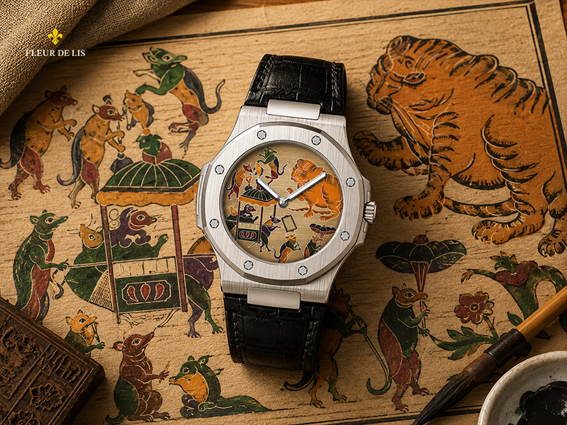 Fleur De Lis và dòng đồng hồ Pháp Lam handmade