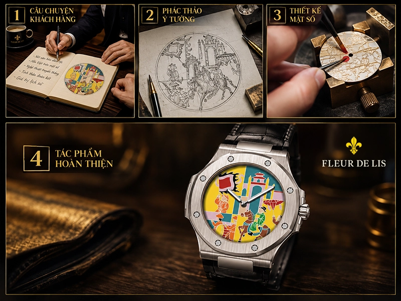 Fleur De Lis chế tác đồng hồ như thế nào?