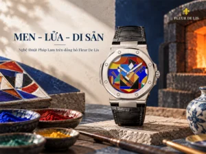 Đồng hồ Fleur De Lis: Mỗi lớp men là một lần lửa chạm vào di sản
