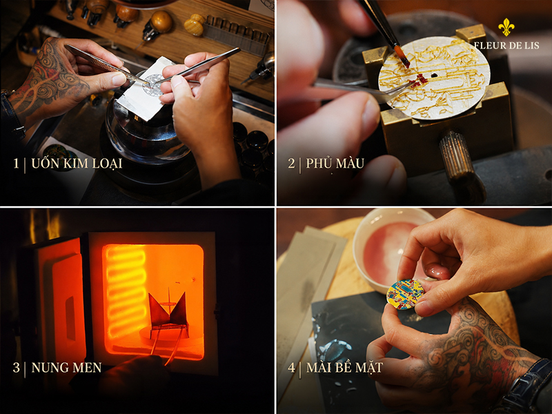 4. Mài và đánh bóng - hoàn thiện bề mặt men