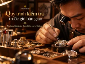 Quy trình kiểm tra đồng hồ Pháp Lam trước khi bàn giao của Fleur De Lis
